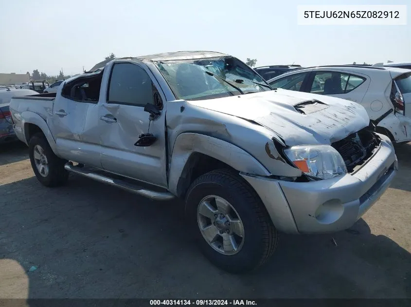 2005 Toyota Tacoma Prerunner V6 VIN: 5TEJU62N65Z082912 Lot: 40314134