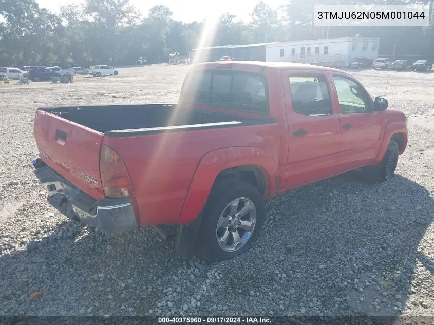 2005 Toyota Tacoma Prerunner V6 VIN: 3TMJU62N05M001044 Lot: 40375960