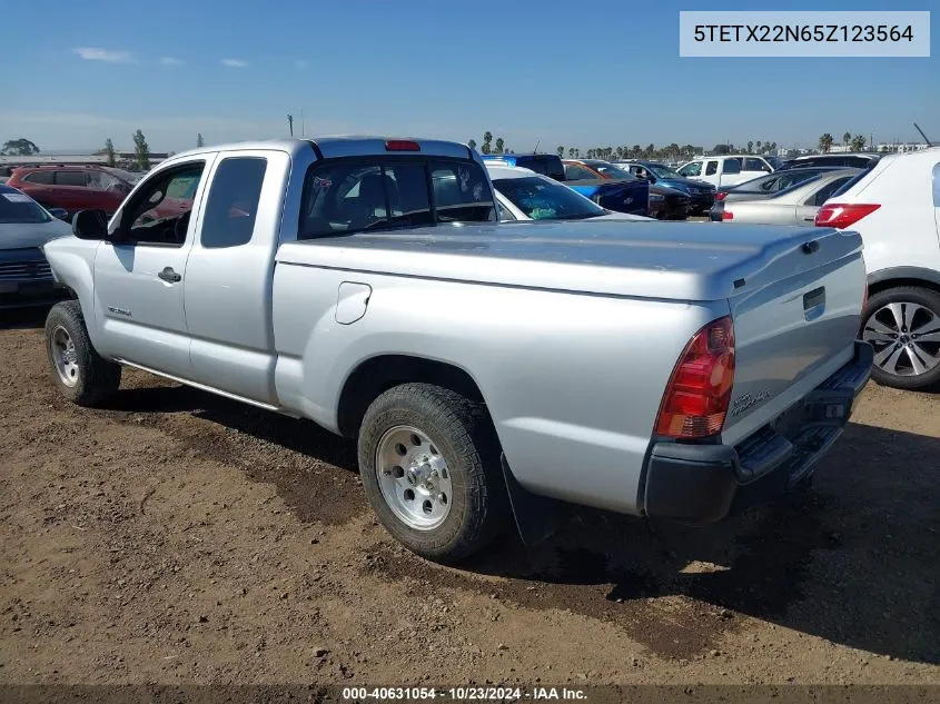 2005 Toyota Tacoma VIN: 5TETX22N65Z123564 Lot: 40631054