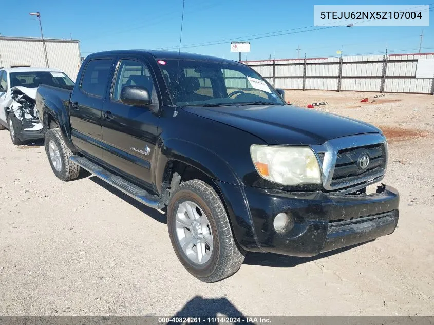 2005 Toyota Tacoma Prerunner V6 VIN: 5TEJU62NX5Z107004 Lot: 40824261