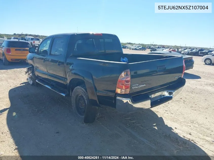 2005 Toyota Tacoma Prerunner V6 VIN: 5TEJU62NX5Z107004 Lot: 40824261