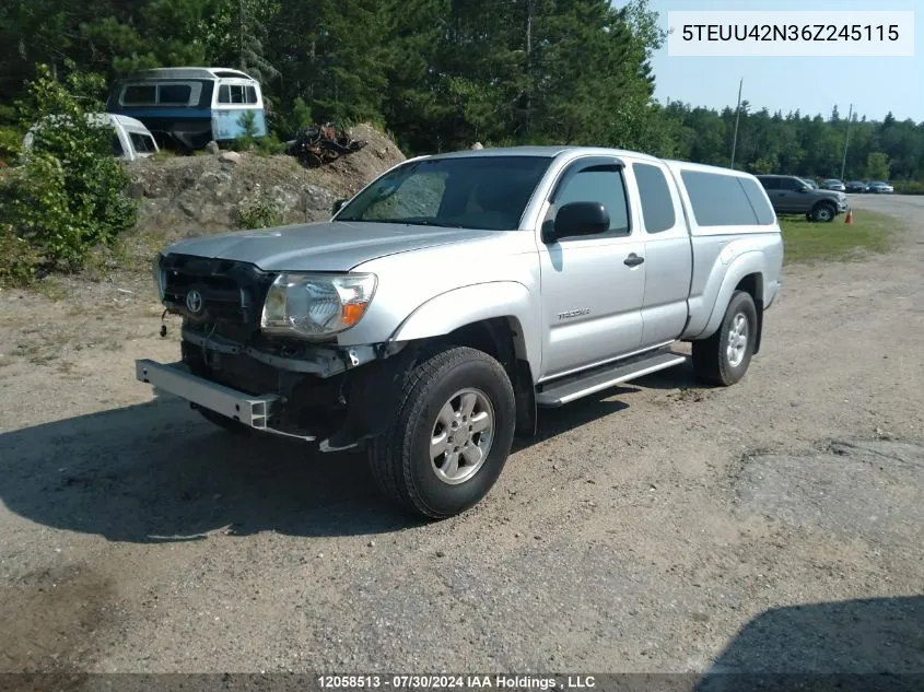 5TEUU42N36Z245115 2006 Toyota Tacoma Access Cab