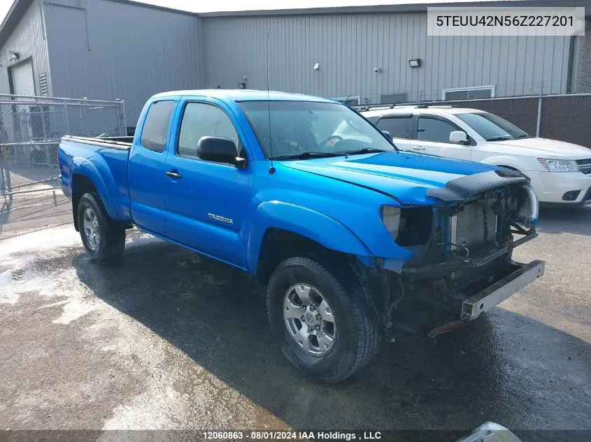 5TEUU42N56Z227201 2006 Toyota Tacoma Access Cab