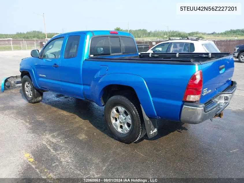 5TEUU42N56Z227201 2006 Toyota Tacoma Access Cab