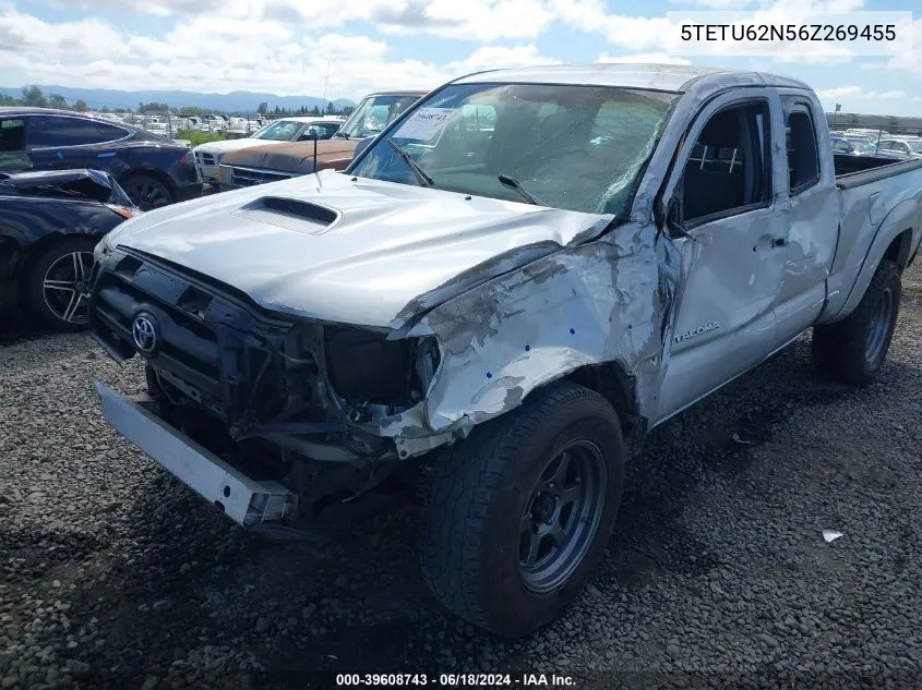 2006 Toyota Tacoma Prerunner V6 VIN: 5TETU62N56Z269455 Lot: 39608743