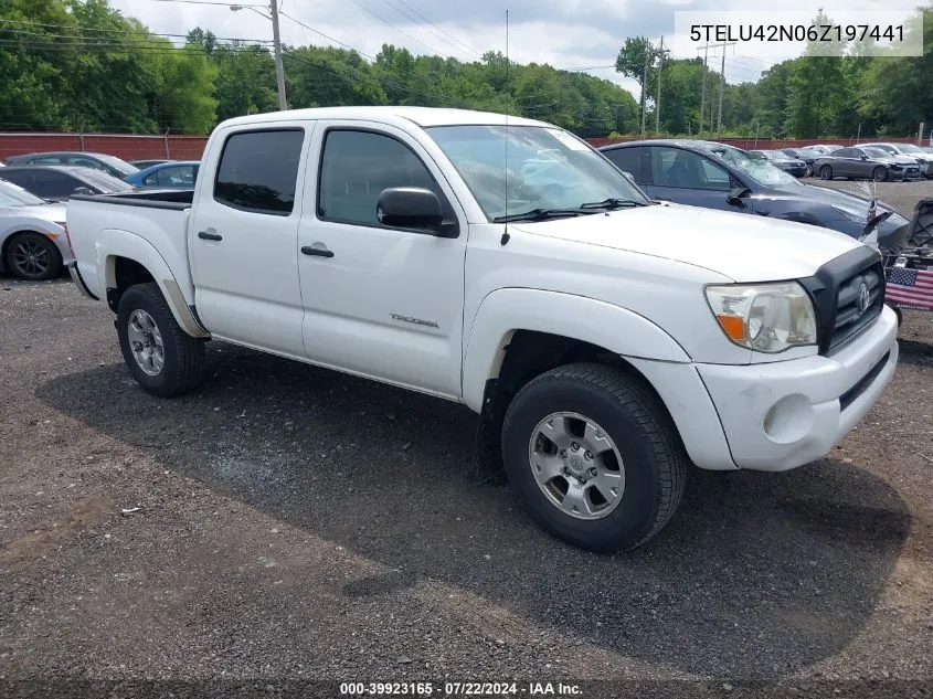 5TELU42N06Z197441 2006 Toyota Tacoma Base V6