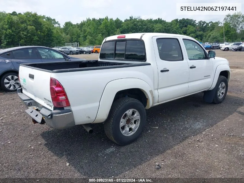 5TELU42N06Z197441 2006 Toyota Tacoma Base V6