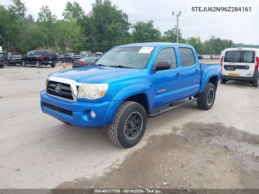 2006 Toyota Tacoma Prerunner V6 VIN: 5TEJU62N96Z284161 Lot: 40117709