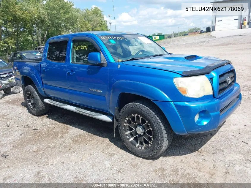 2006 Toyota Tacoma Base V6 VIN: 5TELU42NX6Z178069 Lot: 40118809