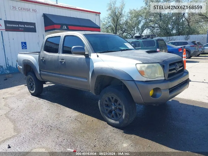 2006 Toyota Tacoma Base V6 VIN: 5TELU42NX6Z168559 Lot: 40163934