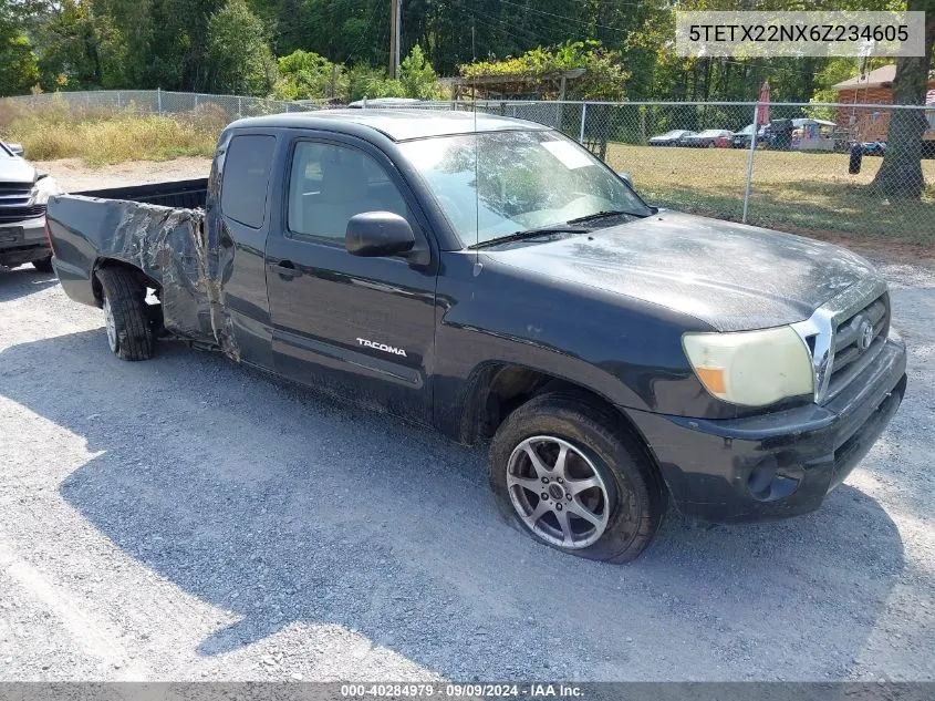 2006 Toyota Tacoma VIN: 5TETX22NX6Z234605 Lot: 40284979