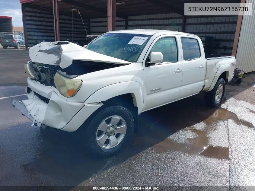 5TEKU72N96Z156738 2006 Toyota Tacoma Prerunner V6