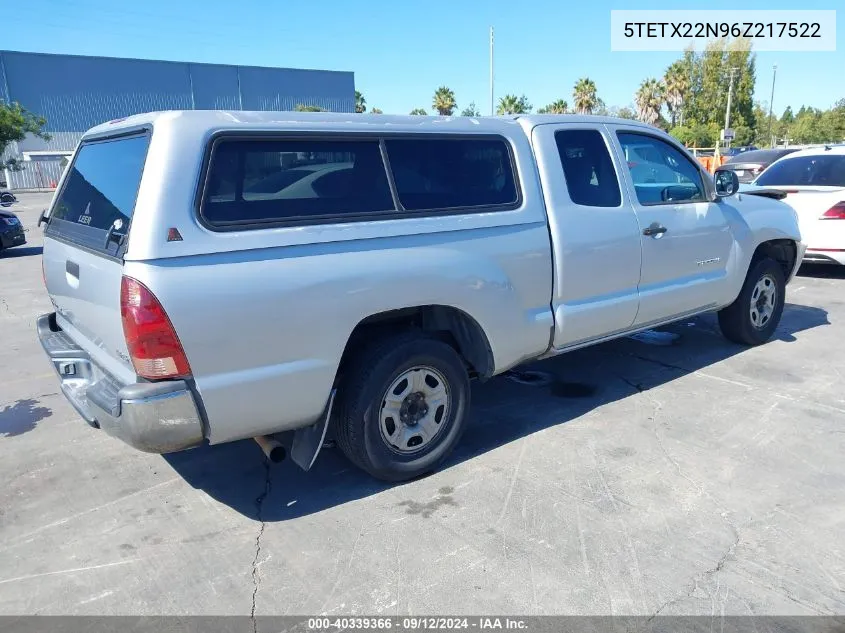 5TETX22N96Z217522 2006 Toyota Tacoma