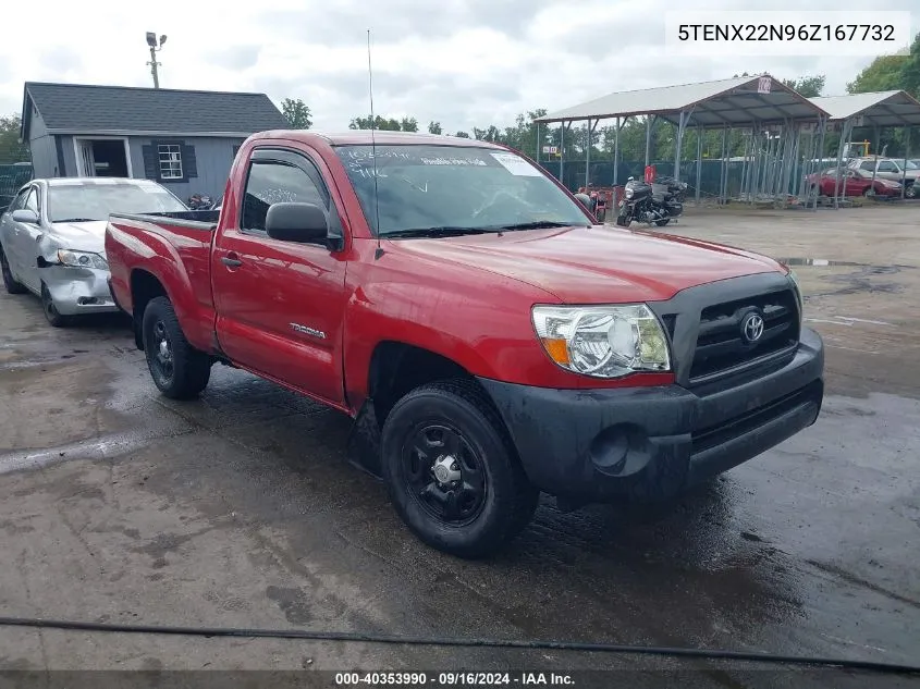 2006 Toyota Tacoma VIN: 5TENX22N96Z167732 Lot: 40353990