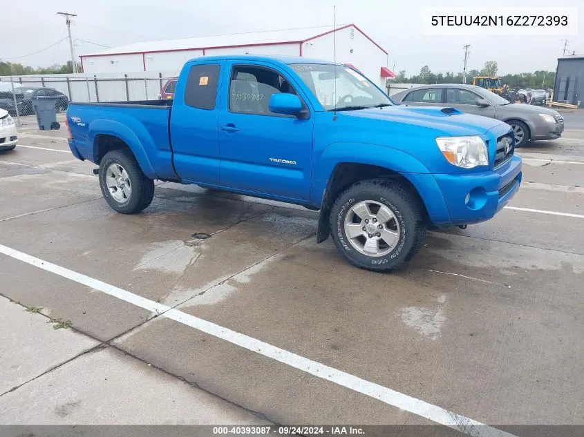 2006 Toyota Tacoma Access Cab VIN: 5TEUU42N16Z272393 Lot: 40393087