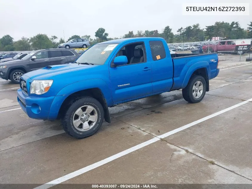 2006 Toyota Tacoma Access Cab VIN: 5TEUU42N16Z272393 Lot: 40393087