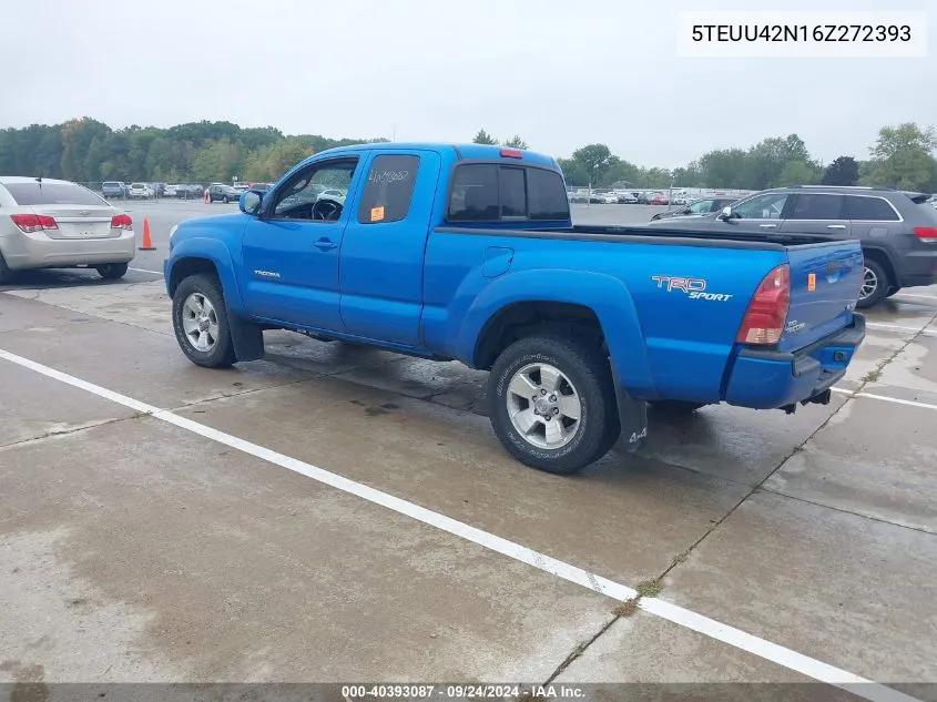 2006 Toyota Tacoma Access Cab VIN: 5TEUU42N16Z272393 Lot: 40393087