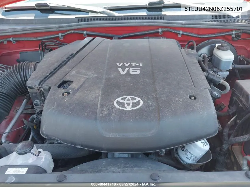 5TEUU42N06Z255701 2006 Toyota Tacoma Base V6