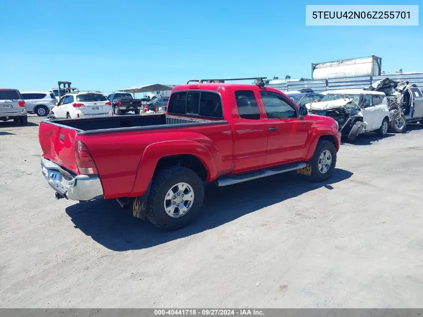 5TEUU42N06Z255701 2006 Toyota Tacoma Base V6