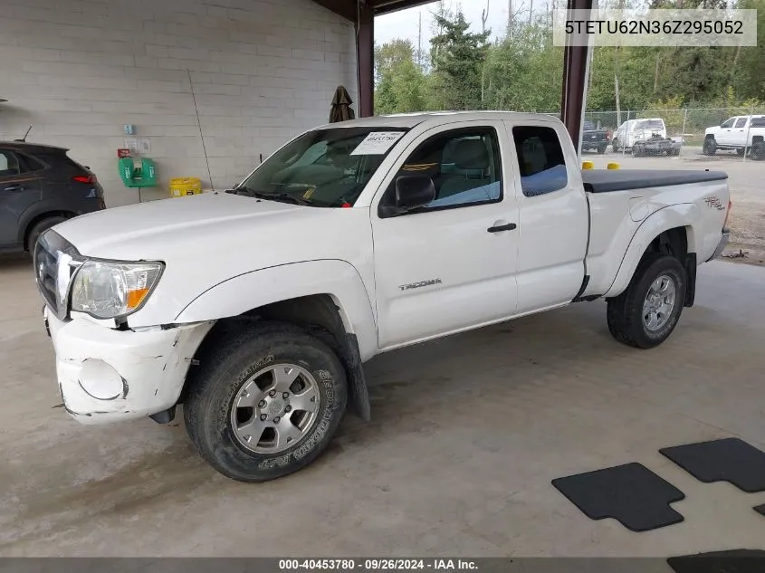 2006 Toyota Tacoma Prerunner V6 VIN: 5TETU62N36Z295052 Lot: 40453780