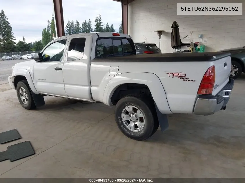 2006 Toyota Tacoma Prerunner V6 VIN: 5TETU62N36Z295052 Lot: 40453780