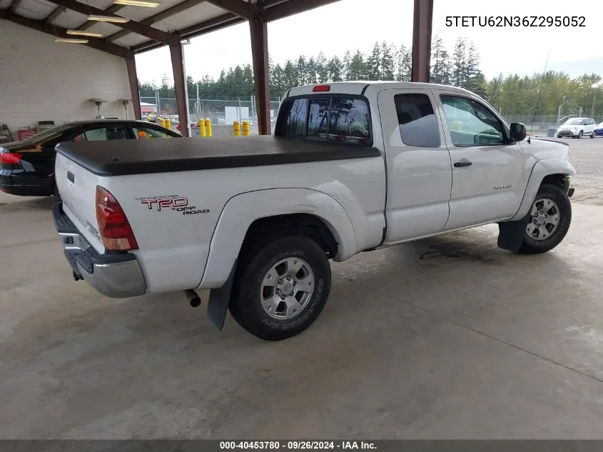 2006 Toyota Tacoma Prerunner V6 VIN: 5TETU62N36Z295052 Lot: 40453780