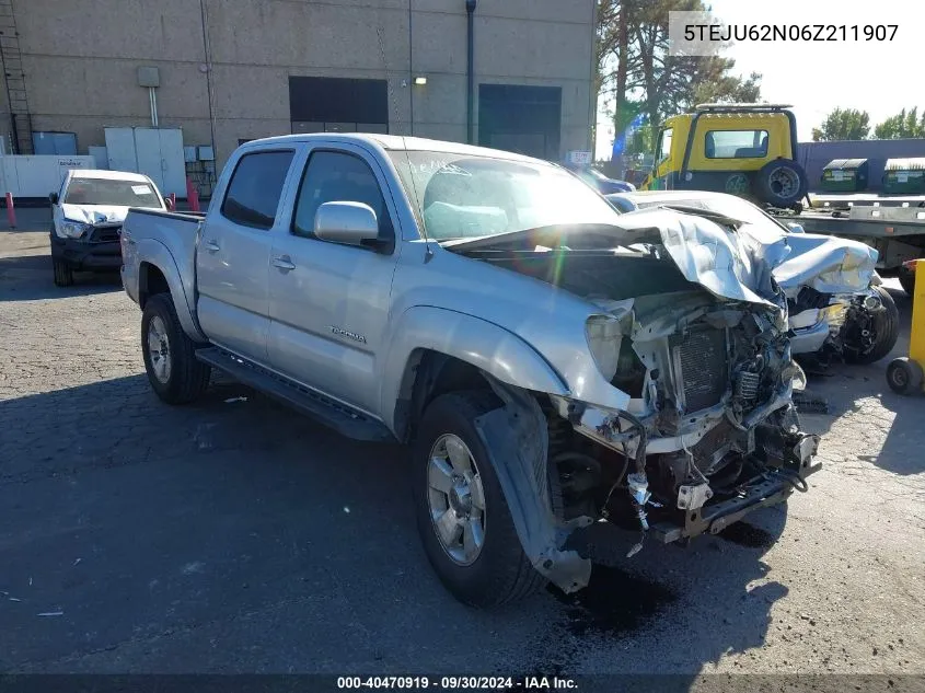 5TEJU62N06Z211907 2006 Toyota Tacoma Prerunner V6