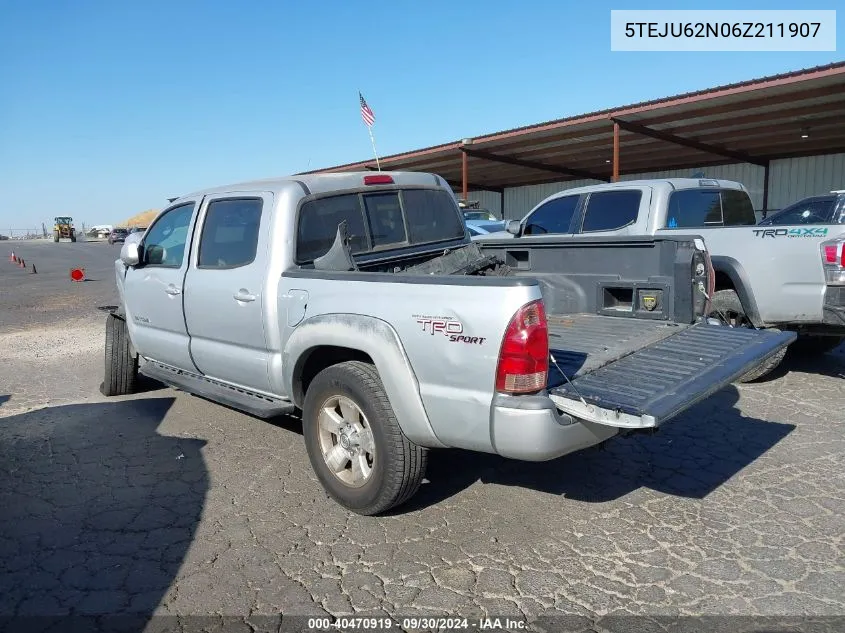 5TEJU62N06Z211907 2006 Toyota Tacoma Prerunner V6