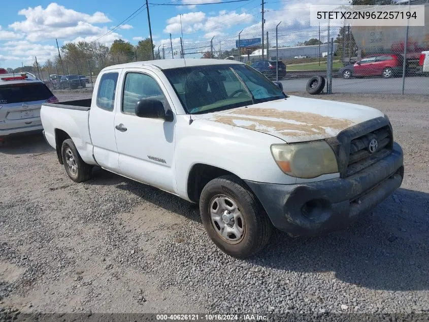 5TETX22N96Z257194 2006 Toyota Tacoma