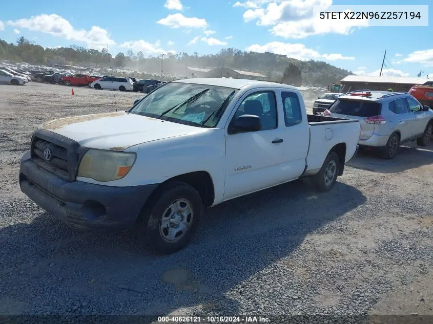 5TETX22N96Z257194 2006 Toyota Tacoma