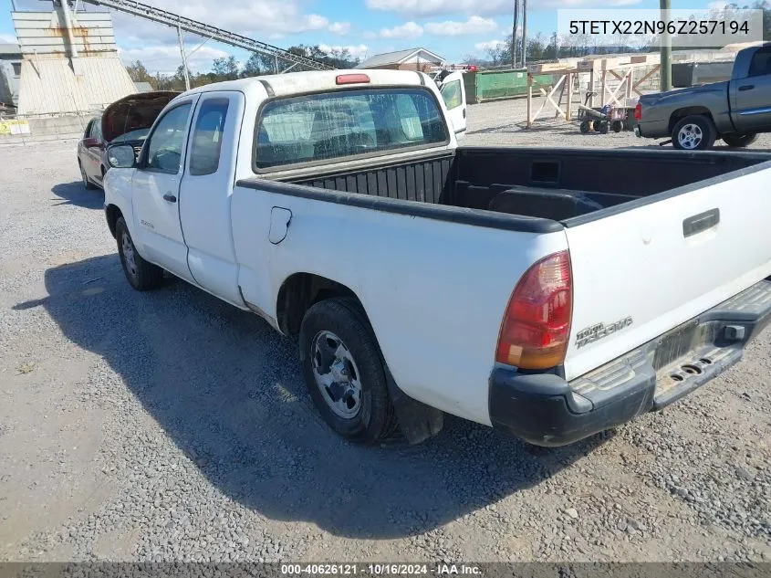 5TETX22N96Z257194 2006 Toyota Tacoma