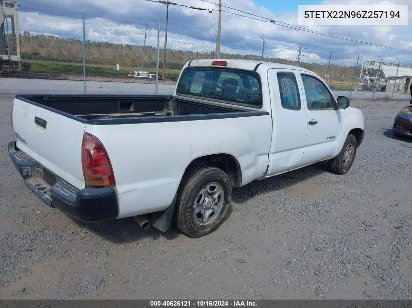 5TETX22N96Z257194 2006 Toyota Tacoma