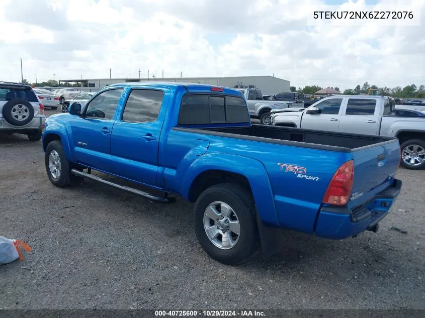 2006 Toyota Tacoma Dbl Cab Prerunner Lng Bed VIN: 5TEKU72NX6Z272076 Lot: 40725600