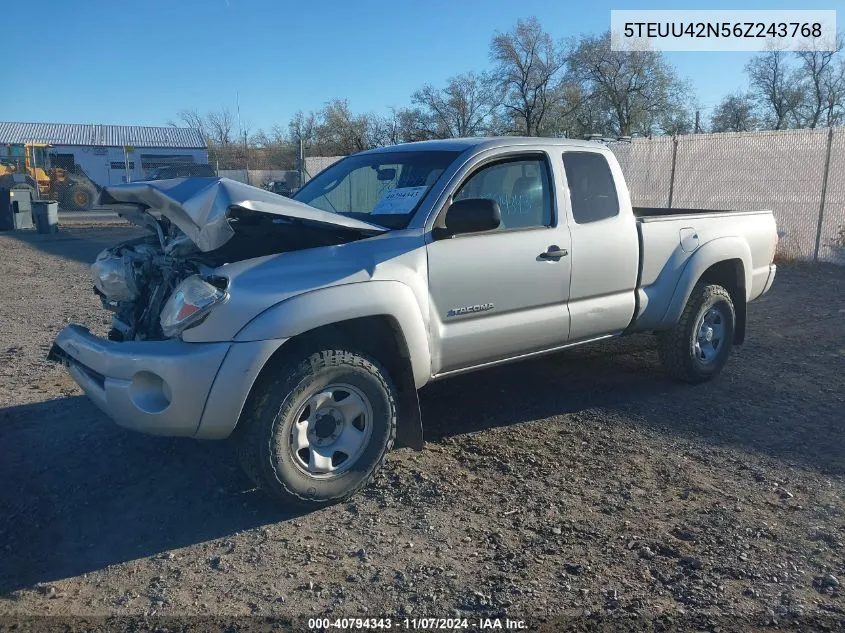 5TEUU42N56Z243768 2006 Toyota Tacoma Base V6