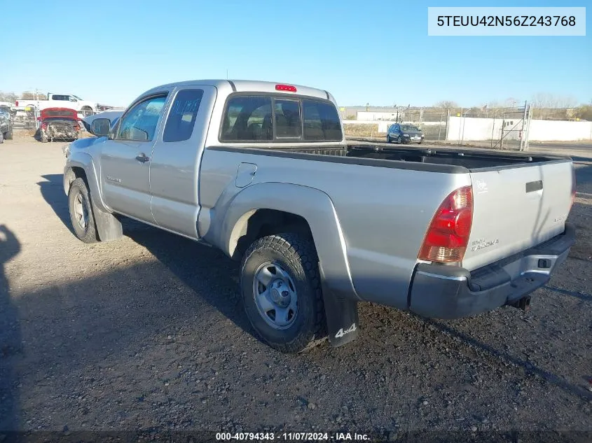 5TEUU42N56Z243768 2006 Toyota Tacoma Base V6