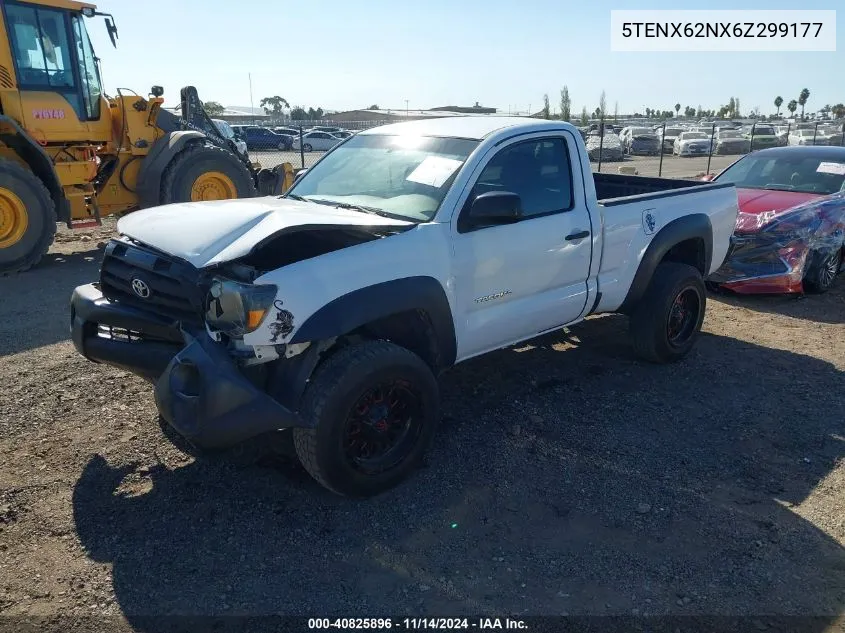 2006 Toyota Tacoma Prerunner VIN: 5TENX62NX6Z299177 Lot: 40825896