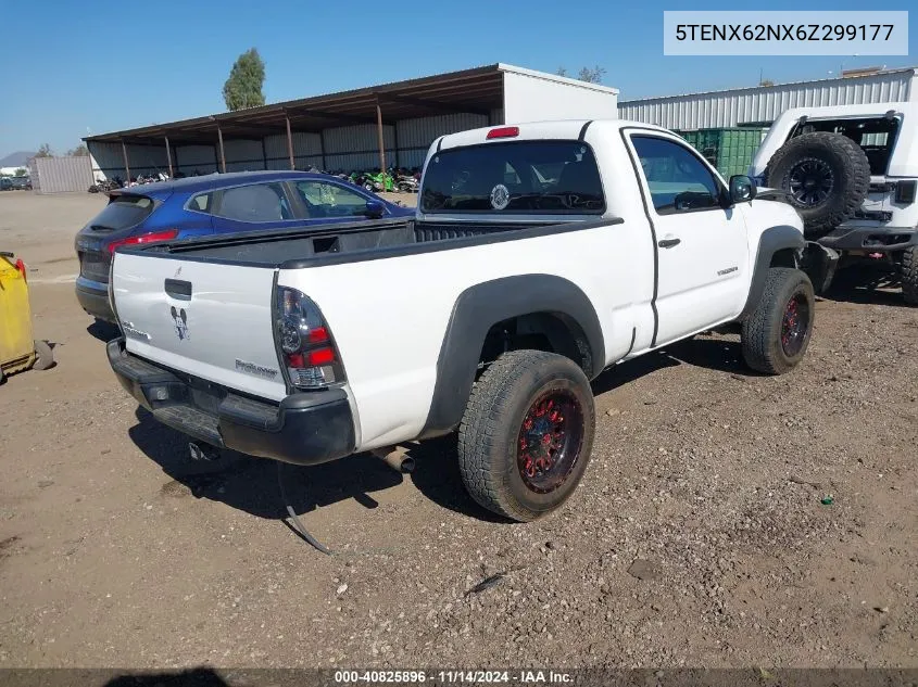 2006 Toyota Tacoma Prerunner VIN: 5TENX62NX6Z299177 Lot: 40825896