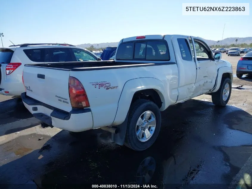 5TETU62NX6Z223863 2006 Toyota Tacoma Prerunner Access Cab