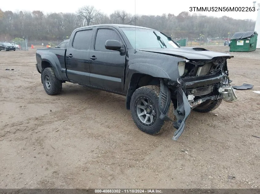 2006 Toyota Tacoma Double Cab Long Bed VIN: 3TMMU52N56M002263 Lot: 40883302