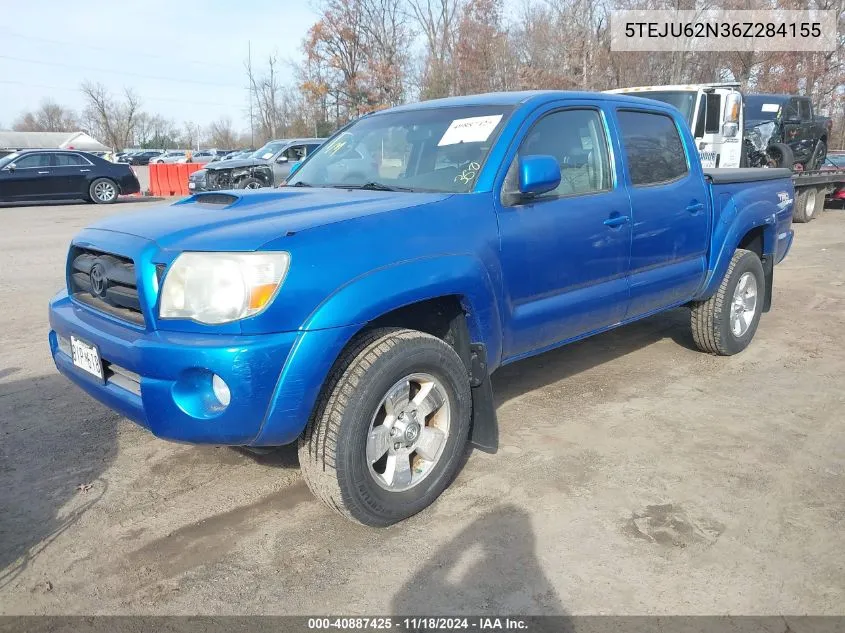 2006 Toyota Tacoma Prerunner V6 VIN: 5TEJU62N36Z284155 Lot: 40887425