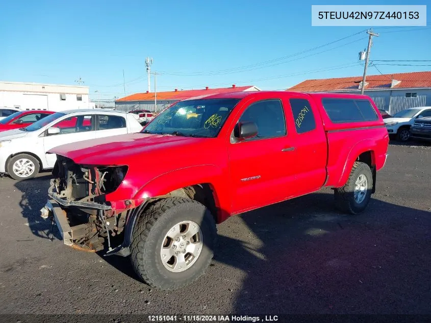 2007 Toyota Tacoma VIN: 5TEUU42N97Z440153 Lot: 12151041