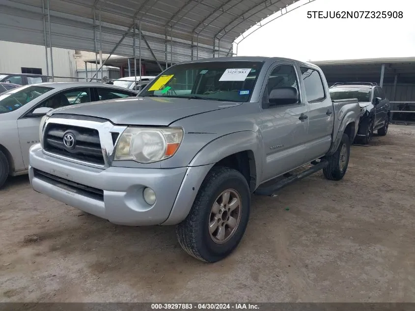 2007 Toyota Tacoma Prerunner V6 VIN: 5TEJU62N07Z325908 Lot: 39297883