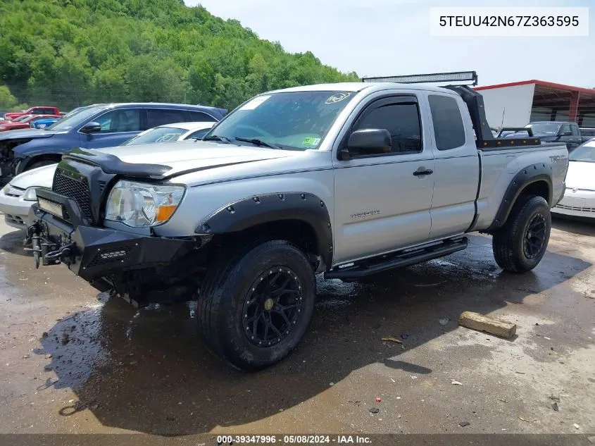 5TEUU42N67Z363595 2007 Toyota Tacoma Base V6