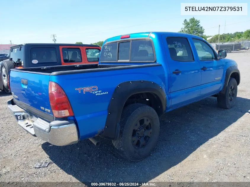 5TELU42N07Z379531 2007 Toyota Tacoma Base V6