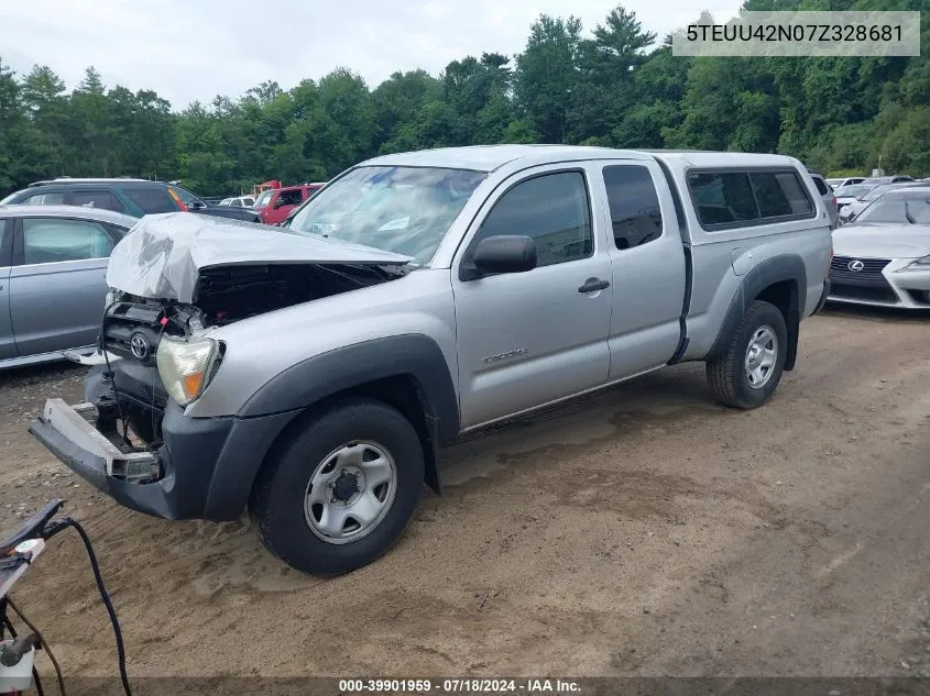 2007 Toyota Tacoma Base V6 VIN: 5TEUU42N07Z328681 Lot: 39901959