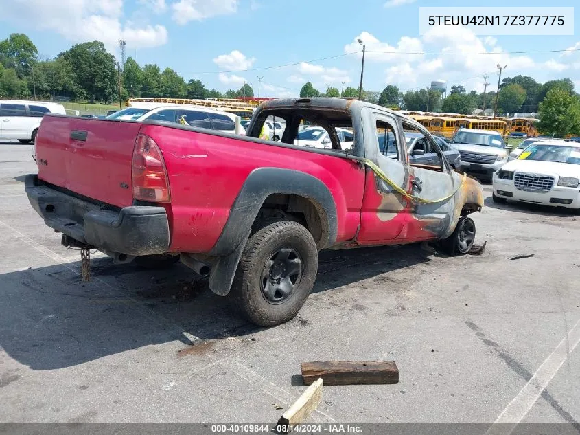 5TEUU42N17Z377775 2007 Toyota Tacoma Base V6