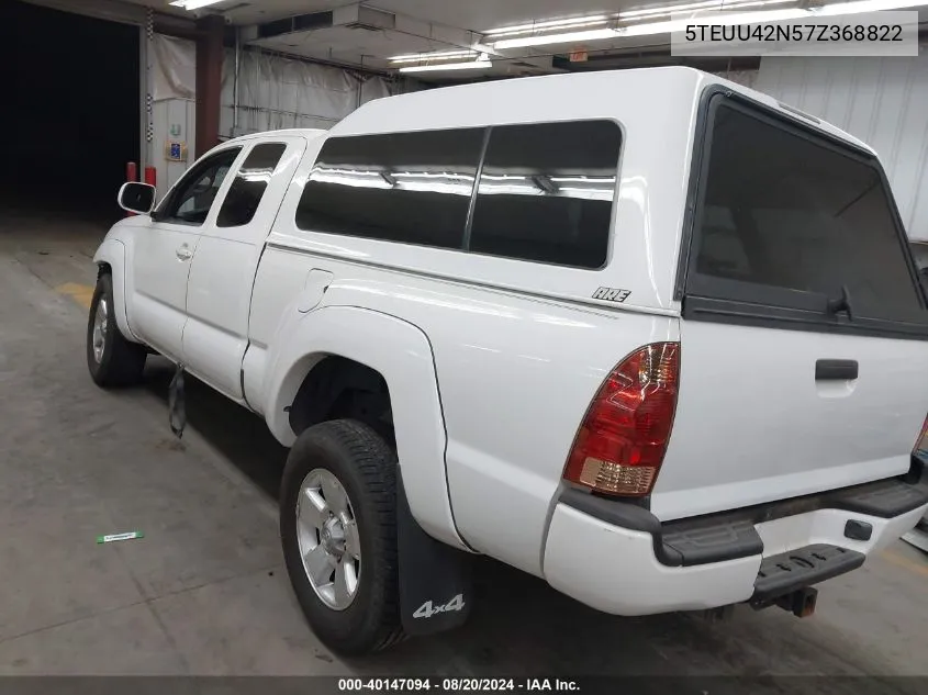 2007 Toyota Tacoma Access Cab VIN: 5TEUU42N57Z368822 Lot: 40147094