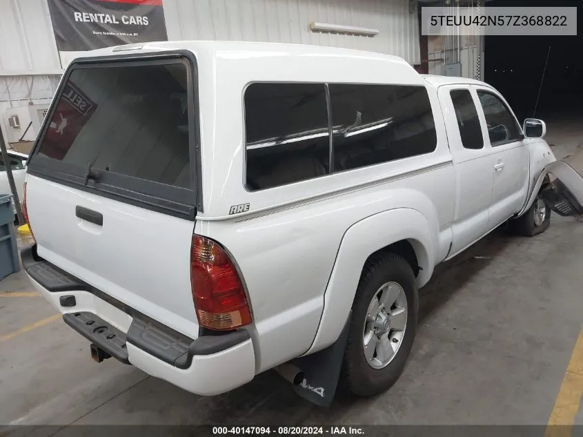 5TEUU42N57Z368822 2007 Toyota Tacoma Access Cab