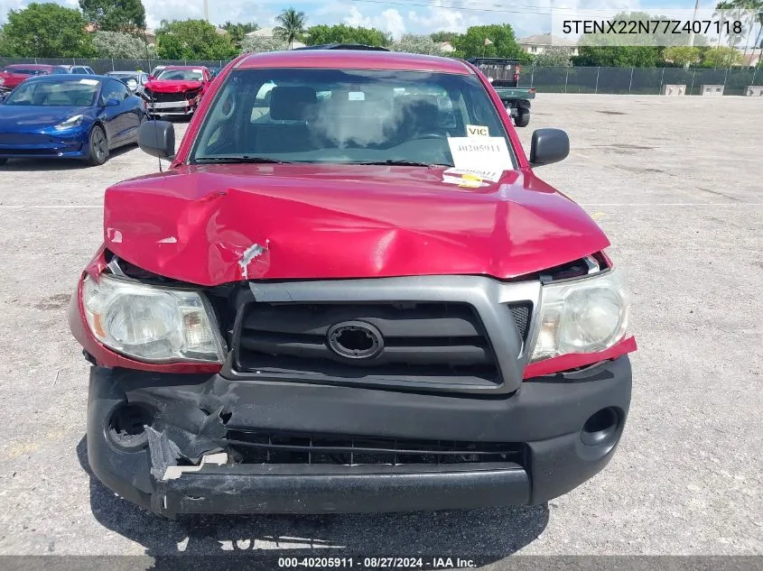 5TENX22N77Z407118 2007 Toyota Tacoma