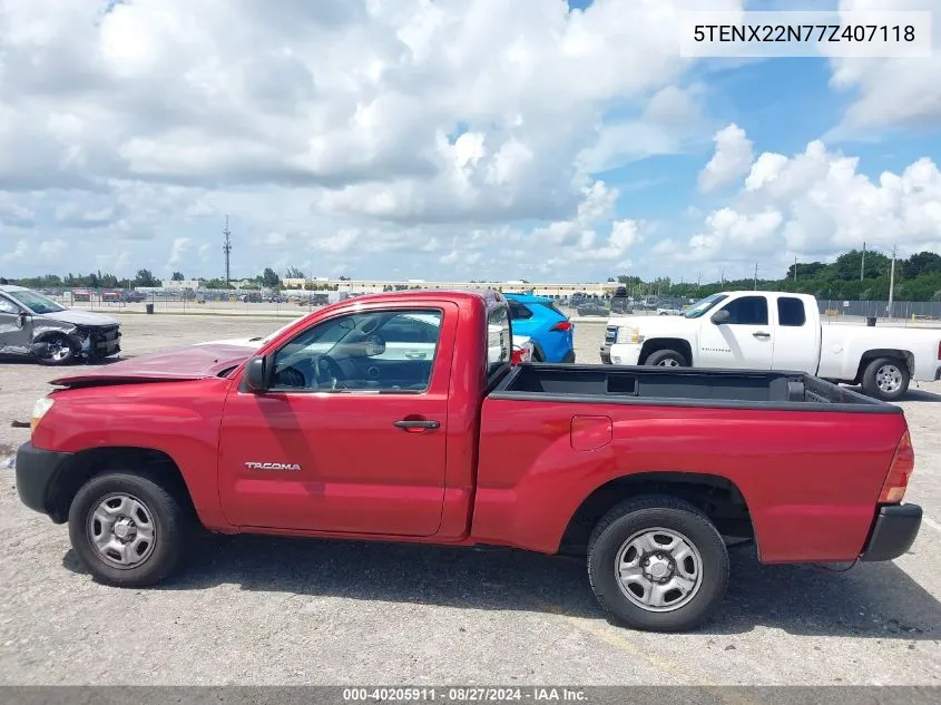 5TENX22N77Z407118 2007 Toyota Tacoma